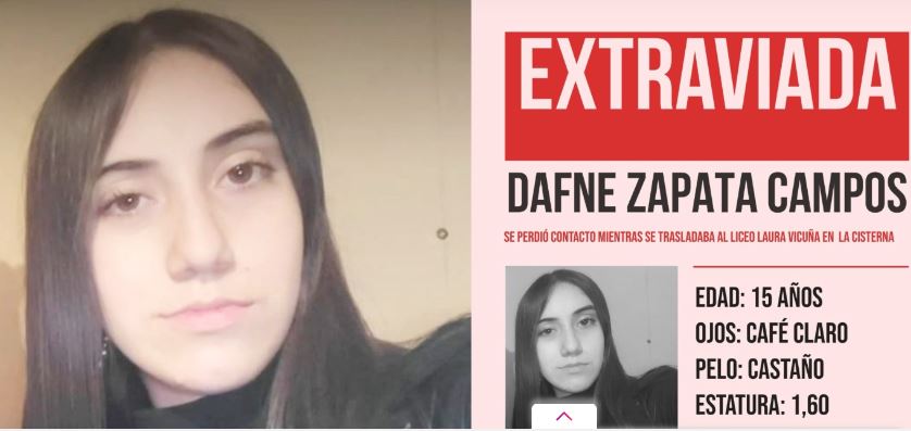 Desaparición de Adolescente de 15 años: La Angustiante Búsqueda de Dafne Zapata